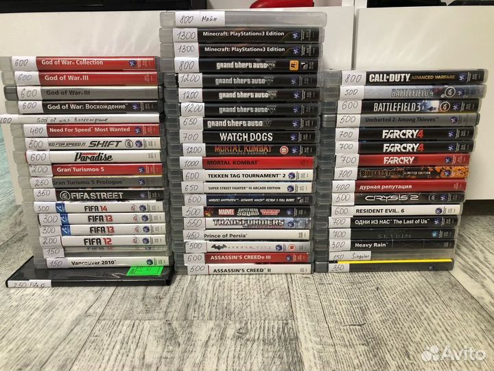 Диски PS 3 от 150