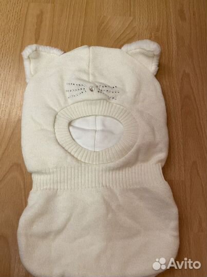 Шапка шлем для девочки