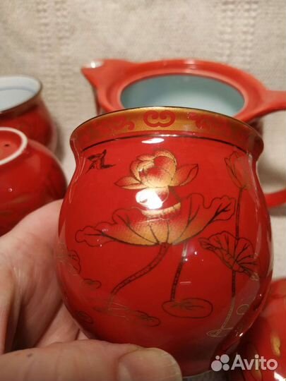 Сервиз чайный китайский двойные стенки