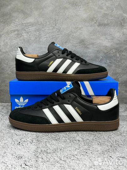 Кроссовки Adidas Samba Black унисекс