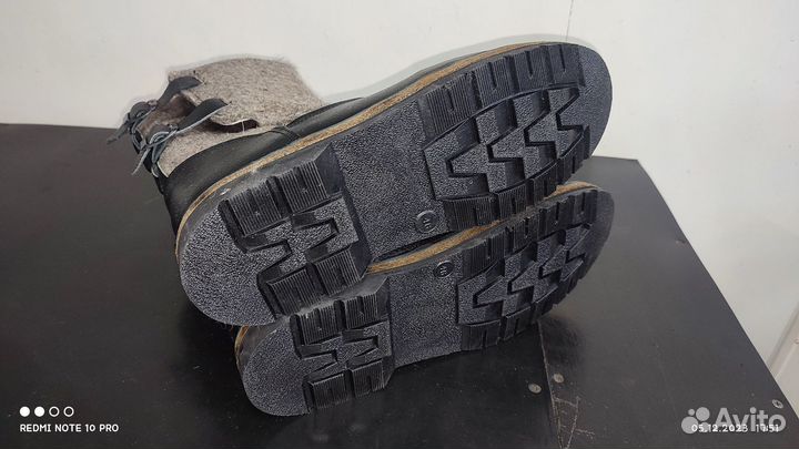 Сапоги мужские, комбинированные