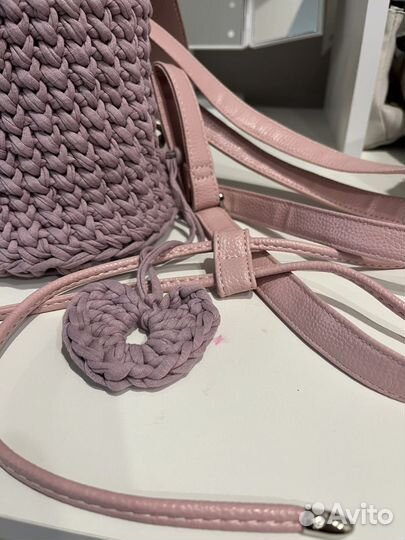 Вязаный рюкзак