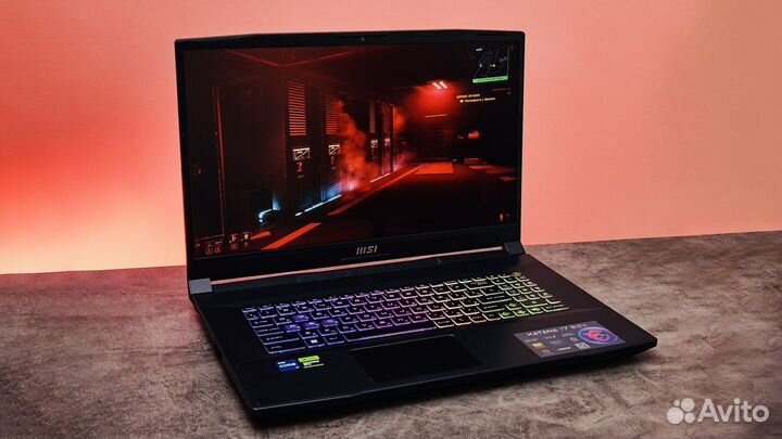 Игровой Ноутбук MSI 17” i5/RTX3050 (Новый)