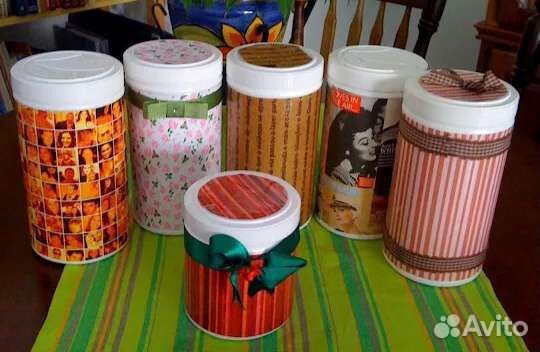 Баночки пищевые сыпучих продуктов