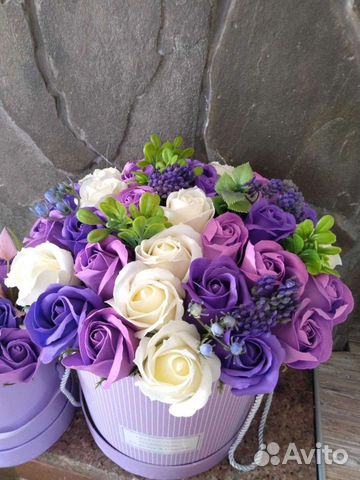 Букет /подарок из мыльных роз на 8 марта