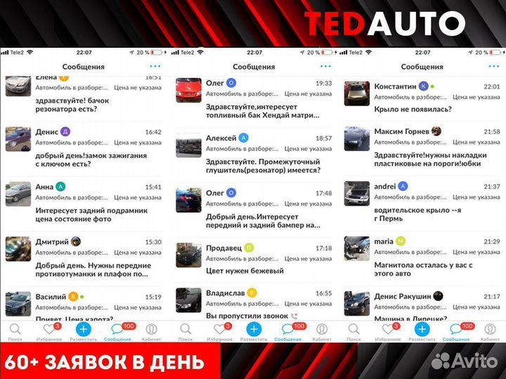 Бизнес под ключ. Магазин автозапчастей TED auto