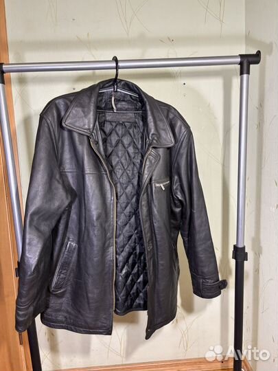 Кожаная куртка мужская Hugo Boss