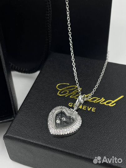 Комплект chopard с цирконами