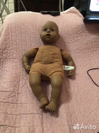 Кукла реборн темнокож Zapf Creation Германия 2005