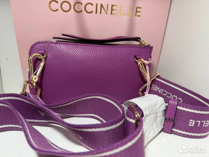 Сумка coccinelle для телефона и карт новая