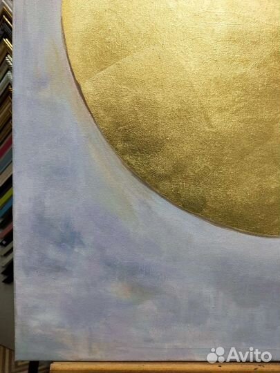 Картина с поталью на заказ