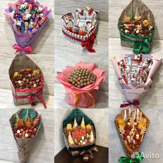 Съедобные букеты