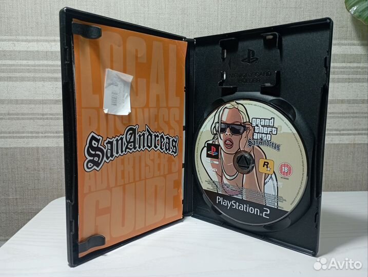 GTA San Andreas PS2 PAL Лицензия