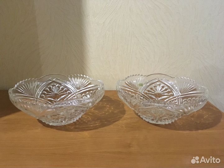 Вазы хрустальные