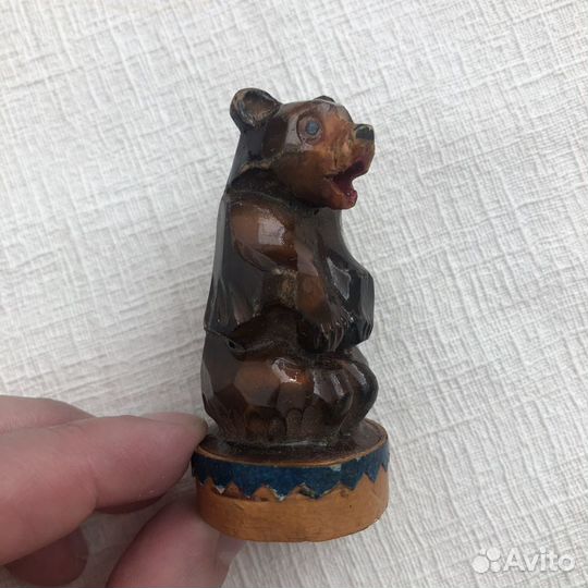 Пробка «Медведь» СССР дерево