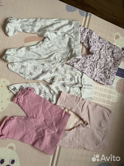 Пакет вещей для девочки 56-62размер