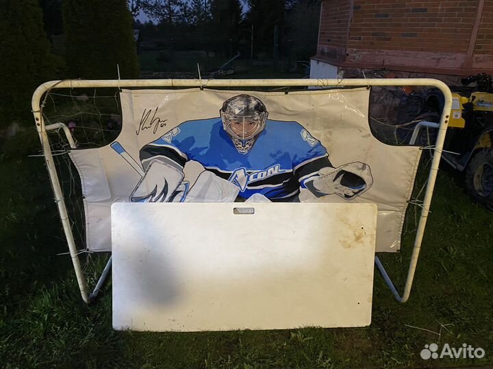 Иммитатор вратаря, ворота, лед бросковый