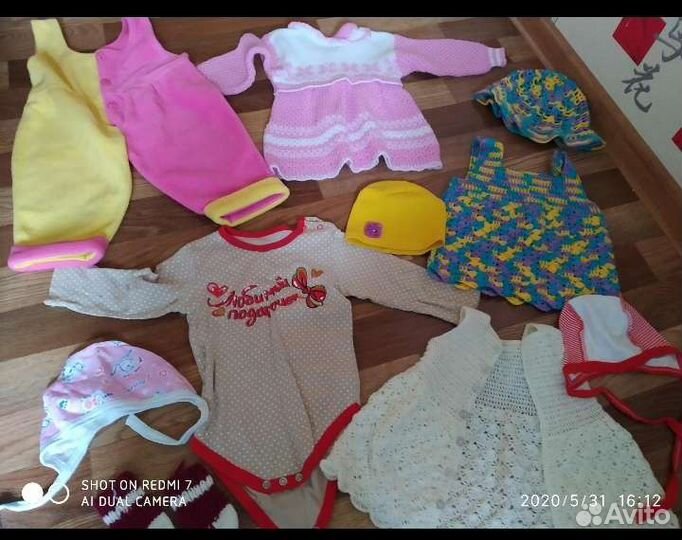 Полная Коробка вещей на девочку+ обувь