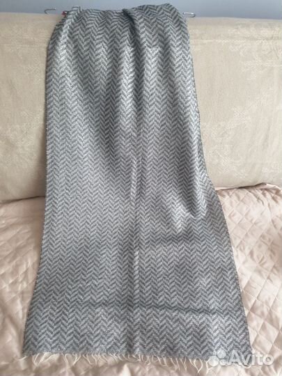 Шарф шерстяной с люрексом.Massimo Dutti