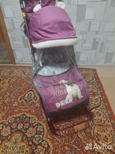 Детские санки коляска бу