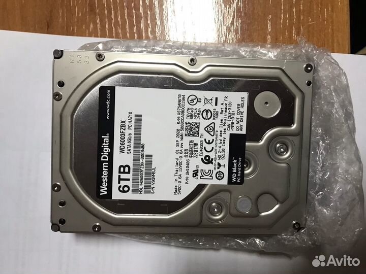 6 тб Жесткий диск WD Black (WD6003fzbx)