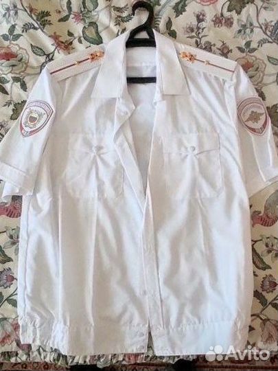 Рубашка белая Полиция, мвд России