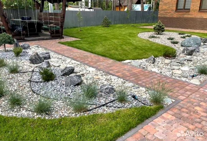 Газон. Рулонный газон