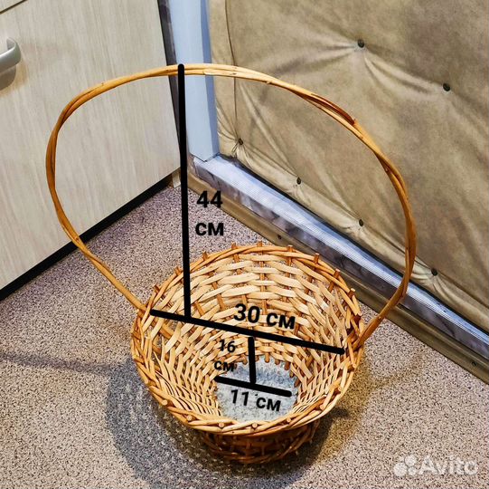 Корзина плетеная