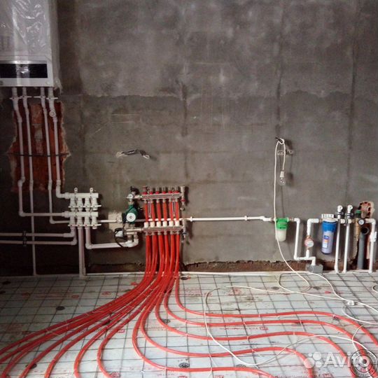 Услуги сантехника, монтаж отопления, водопровода