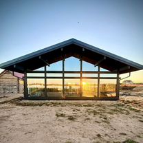 Дом из клееного бруса в стиле Факверх 130 кв.м