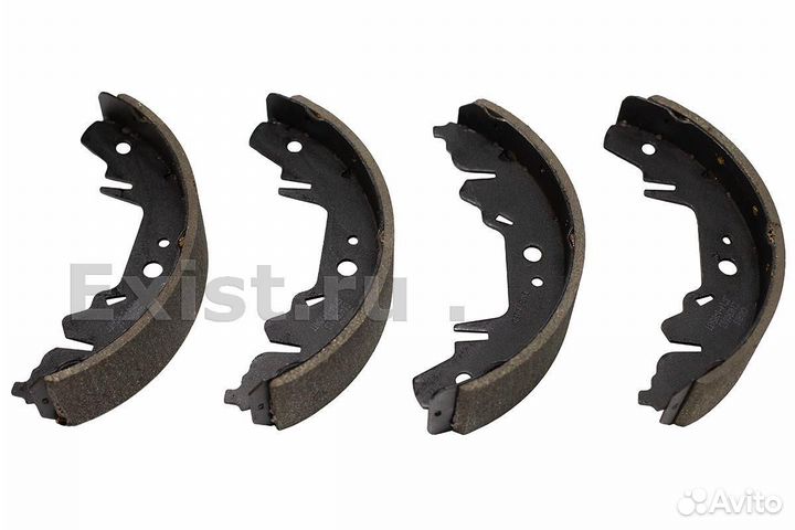 Тормозные колодки задние, барабанный тормоз