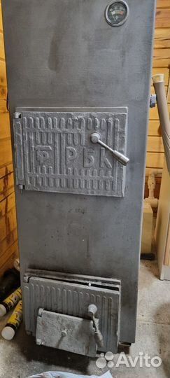 Котел твердотопливный чугунный