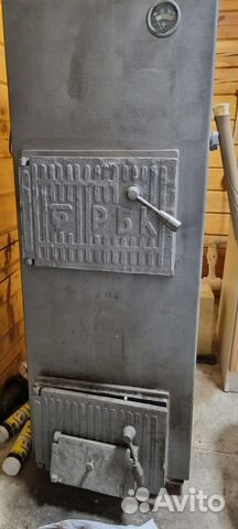 Котел твердотопливный чугунный