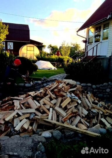 Дрова колотые Береза