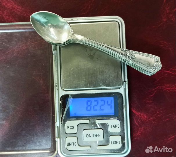 Ложки кофейные серебро 875 пробы