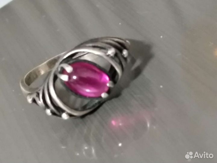 Кольцо из серебра 875 пробы