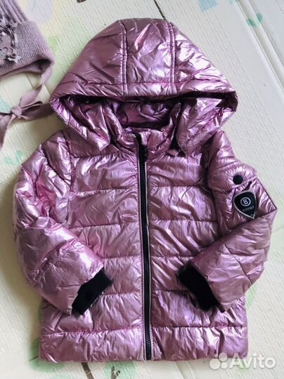 Куртка с шапочкой для девочки