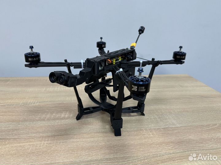 FPV дрон 10 дюймов Зверобой с тепловизором + сброс