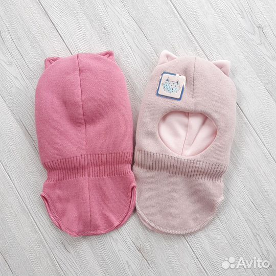 Шапка шлем для девочки