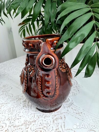 Кувшин Конфетница Ваза Обливная керамика СССР
