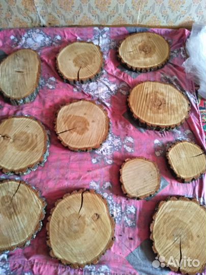 Спилы дубовые