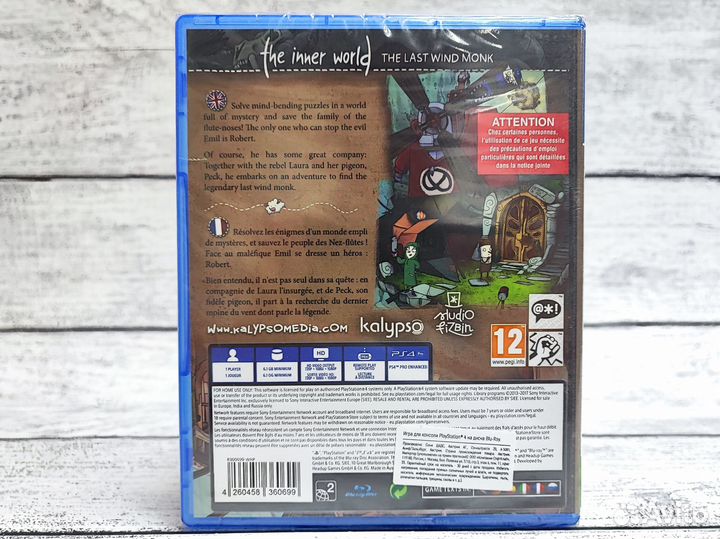 The Inner World -The Last Wind Monk (PS4) NEW