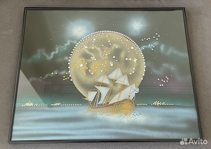 Картина Swarovski Морской пейзаж Фэнтези