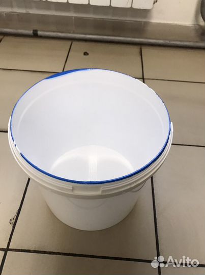 Ведро пластиковое из под сыра 10кг с крышкой