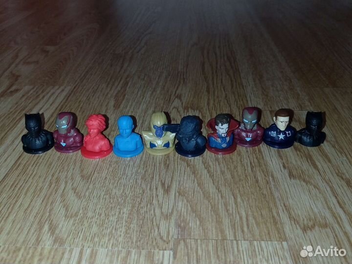 Мстители, фигурки на карандаш