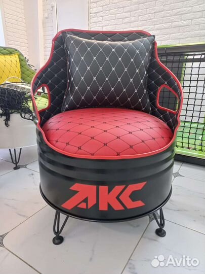 Кресла и столик из бочек в стиле Лофт