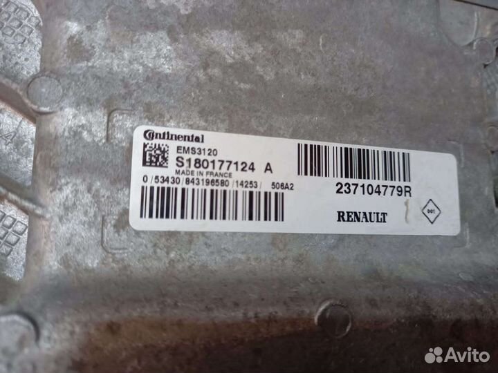 Мозги эбу Renault logan 2