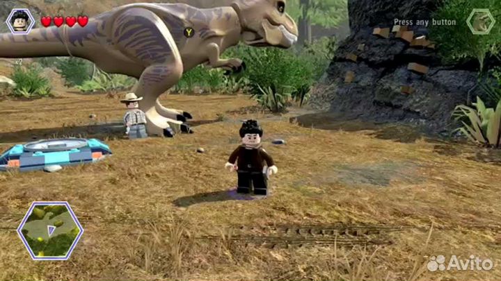 Lego Jurassic World PS4 диск