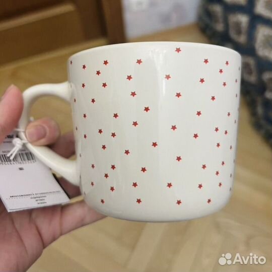 Кружка син новогодняя