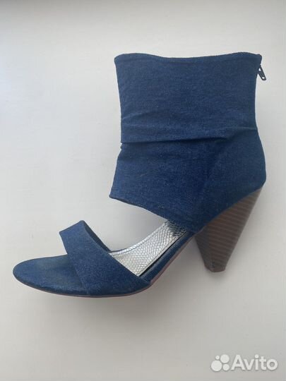 Босоножки из денима 40 размер
